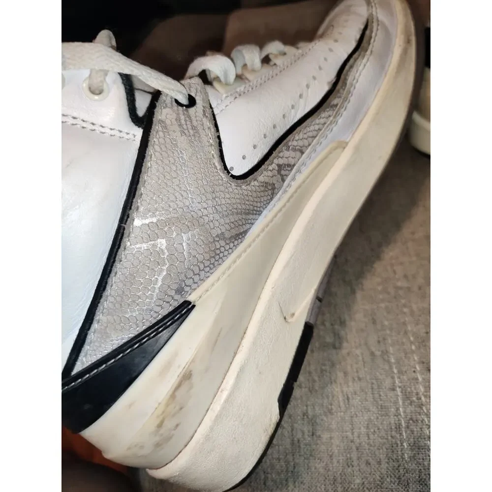 Nike Air Jordan 2 Retro (GS) Sneakers Python Edition Boys Size 6Y/ 8 Women's